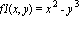 f1(x, y) = x^2-y^3