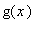 g(x)
