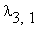 lambda[3,1]