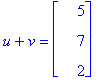 u+v = Vector(%id = 3052436)