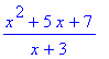 (x^2+5*x+7)/(x+3)