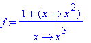 f := (1+proc (x) options operator, arrow; x^2 end p...