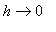 proc (h) options operator, arrow; 0 end proc
