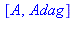 [A, Adag]