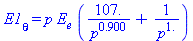E1[theta] = p*E[e]*(107./p^.900+1/p^1.)