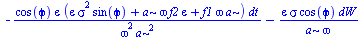`+`(`-`(`/`(`*`(cos(phi), `*`(epsilon, `*`(`+`(`*`(epsilon, `*`(`^`(sigma, 2), `*`(sin(phi)))), `*`(a, `*`(omega, `*`(f2, `*`(epsilon)))), `*`(f1, `*`(omega, `*`(a)))), `*`(dt)))), `*`(`^`(omega, 2), ...