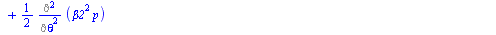 Diff(p, t) = `+`(`-`(Diff(`*`(alpha_1, `*`(p)), a)), `-`(Diff(`*`(alpha_2, `*`(p)), theta)), `*`(`/`(1, 2), `*`(Diff(`*`(`^`(beta_1, 2), `*`(p)), a, a))), Diff(`*`(beta_1, `*`(beta_2, `*`(p))), a, the...
