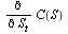 diff(C(S), S[t])