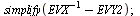 simplify(`+`(`/`(1, `*`(EVX)), `-`(EVY2))); 1