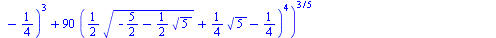 `+`(`*`(`/`(1, 2), `*`(`^`(`+`(`-`(`/`(11, 5)), `*`(`/`(1, 5), `*`(`^`(`+`(`-`(`/`(327, 2)), `-`(`*`(65, `*`(`^`(`+`(`-`(`/`(5, 2)), `-`(`*`(`/`(1, 2), `*`(`^`(5, `/`(1, 2)))))), `/`(1, 2))))), `-`(`*...