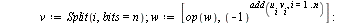 `:=`(Walsh, proc (n, j, x, opt) local u, v, w, i, r; `:=`(u, Bits:-Split(j, bits = n)); `:=`(w, [1]); if `or`(`<`(nargs, 4), opt = (order = Walsh)) then if n = 0 then `:=`(r, [0]) elif n = 1 then `:=`...