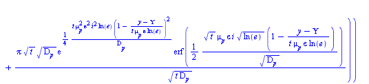 `+`(`/`(`*`(`/`(1, 2), `*`(int(`+`(`/`(`*`(`/`(1, 2), `*`(F(Upsilon), `*`(`^`(e, `+`(`-`(`/`(`*`(t), `*`(tau[eff]))))), `*`(`+`(`*`(Pi, `*`(exp(`+`(`/`(`*`(`/`(1, 4), `*`(t, `*`(`^`(mu[p], 2), `*`(`^`...