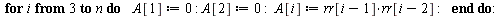 restart; 1; randomize(); -1; with(Statistics); -1; `:=`(n, 500); -1; `:=`(r, Sample(RandomVariable(Normal(0, 1)), n)); -1; `:=`(rr, seq(r[i], i = 1 .. n)); -1; for i from 3 to n do `:=`(A[1], 0); `:=`...
