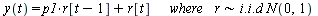 `and`(y(t) = `+`(`*`(p1, `*`(r[`+`(t, `-`(1))])), `*`(r[t], `*`(where, `*`(r)))), `&sim;`(`+`(`*`(p1, `*`(r[`+`(t, `-`(1))])), `*`(r[t], `*`(where, `*`(r)))), `*`(Typesetting:-delayDotProduct(Typesett...