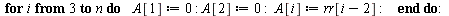 restart; 1; randomize(); -1; with(Statistics); -1; `:=`(n, 500); -1; `:=`(r, Sample(RandomVariable(Normal(0, 1)), n)); -1; `:=`(rr, seq(r[i], i = 1 .. n)); -1; for i from 3 to n do `:=`(A[1], 0); `:=`...
