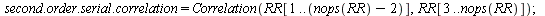 restart; -1; with(Statistics); -1; randomize(); -1; `:=`(n, 5000); -1; `:=`(p1, -.5); -1; `:=`(p2, .4); -1; `:=`(r, Sample(RandomVariable(Normal(0, 1)), n)); -1; for t from 3 to n do `:=`(y[1], 0); `:...