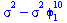 `+`(`*`(`^`(sigma, 2)), `-`(`*`(`^`(sigma, 2), `*`(`^`(phi[1], 10)))))