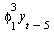 `*`(`^`(phi[1], 3), `*`(y[`+`(t, `-`(5))]))