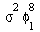 `*`(`^`(sigma, 2), `*`(`^`(phi[1], 8)))