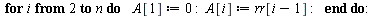 restart; 1; randomize(); -1; with(Statistics); -1; `:=`(n, 500); -1; `:=`(r, Sample(RandomVariable(Normal(0, 1)), n)); -1; `:=`(rr, seq(r[i], i = 1 .. n)); -1; for i from 2 to n do `:=`(A[1], 0); `:=`...