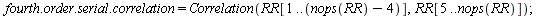 restart; -1; with(Statistics); -1; randomize(); -1; `:=`(n, 5000); -1; `:=`(phi1, .5); -1; `:=`(r, Sample(RandomVariable(Normal(0, 1)), n)); -1; for t from 2 to n do `:=`(y[1], 0); `:=`(y[t], `+`(`*`(...