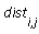 `dist__i,j`